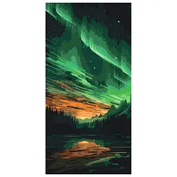 Картина за номерами Сяйво 11061-AC 40х80 см