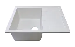 Кухонна мийка Adamant Anila 645x495x200 білий 100001386, Білий - мініатюра 2