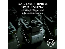 Клавіатура Razer Huntsman V3 Pro Analog Optical Switch Gen-2 USB Black (RZ03-04970100-R3M1) - мініатюра 10
