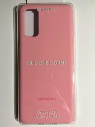 Оригінальний силіконовий чохол Silicone Cover Samsung Galaxy S20 (6.2") Pink (EF-PG980TPEGRU) - мініатюра 4