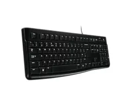 Клавіатура Logitech K120, Black, USB, стандартна, 104 кнопки, українська розкладка клавіатури, 1.8 м (920-002643)