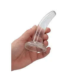 Фалоімітатор Realrock Crystal Clear Dildo 5" 11.5 см прозорий - мініатюра 5