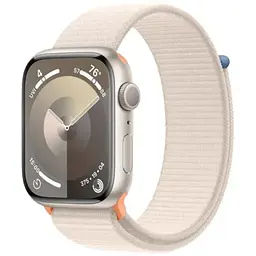 Apple Watch Series 9 GPS 45mm Starlight Aluminium with Starlight Sport Loop MR983