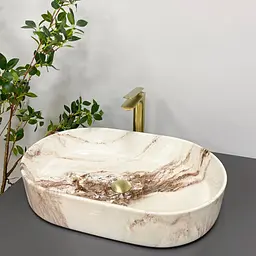 Умивальник VBI Verona 60 onyx glossy накладний VBI-011322 - мініатюра 6