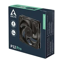 Вентилятор 120 мм, P12 Pro, Black, 120х120х25 мм Arctic teh0028679 - мініатюра 4