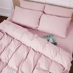 Комплект постільної білизни MirSon Фланель 008 Pink 200х220 см рожевий (2200009651175) - мініатюра 5