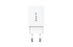 Зарядний пристрій Havit 2USB білий (HV-UC003B) - мініатюра 2