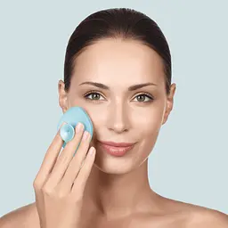 Щітка для обличчя GESKE Facial Brush 4 в 1 з тримачем бірюзова - мініатюра 5