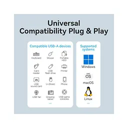 Концентратор Vention USB 3.0 to 4xUSB 3.0 Hub With Power Supply 0.15m black (CHLBB) - мініатюра 11