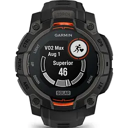 Смарт-годинник Garmin Instinct 3 45mm Solar Black with Black Band (010-02934-00) - мініатюра 6