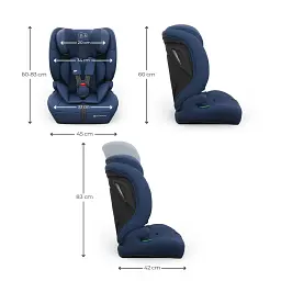 Автокрісло Kinderkraft Comfort Up 2 Plus i-Size Navy (KCCOUP02NAVPL00) - мініатюра 8
