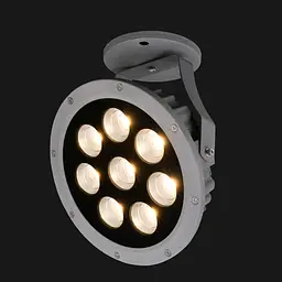 Світильник Brille садовий металічний AS-15 8*7W WW IP65 GY - мініатюра 6