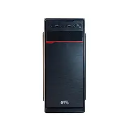 Корпус GTL T1668 Black, без БЖ, Mini Tower, Micro ATX / Mini ITX, 2xUSB 2.0, 370x176x410 мм, 0.4 мм, 2.6 кг - мініатюра 2