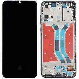 Дисплей Huawei P Smart S/Y8p чорний, OLED (Small LCD), з рамкою