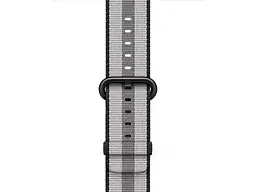 Ремінець Apple Black Stripe Woven Nylon Band (MQVR2) для Watch 44/45/46/49 mm