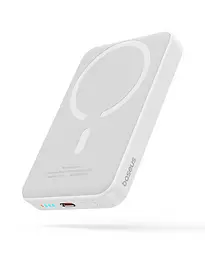 Портативне бездротове ЗУ - зовнішній акумулятор Baseus Magnetic Mini 20W 10000 mAh (PPCX070002) білий - мініатюра 3