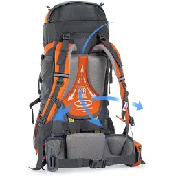Рюкзак Naturehike NH70B070-B 70 л + 5 л блакитний - мініатюра 2