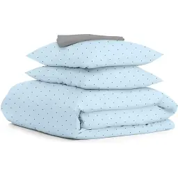 Комплект постільної білизни Cosas полуторний MINI DOTS CS11 160 x 220 см (DotsGreyLightBlue_53Graphite_160)