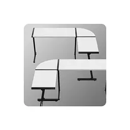 Комп'ютерний стіл Huzaro Hero 6.0 White - мініатюра 9