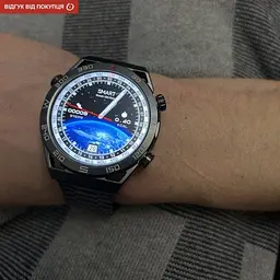 Чоловічий наручний розумний годинник Smart Ulpamate з GPS (Black) - мініатюра 4