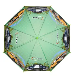 Дитяча парасолька "Машини" MK 5798(Green) тростина 60,5 см, діаметр 83 см