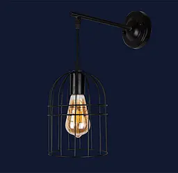 Бра в стилі loft Levistella 756WPR106F2-1 BK - мініатюра 2