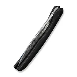 Ніж складаний туристичний WE Knife Ignio Mystery Box Ignio Mystery Box, (8.39 см) Damasteel (Hakkapella) / 6AL4V Titanium чорний - мініатюра 7