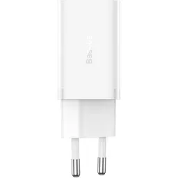 Мережевий зарядний пристрій Baseus GaN5 Pro 40W 2xUSB-C White (CCGP180102) [113781] - мініатюра 4