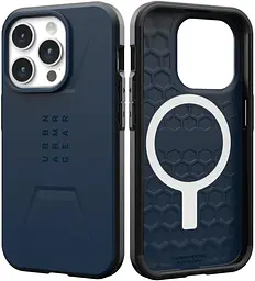Оригінальний протиударний чохол UAG Civilian MagSafe для iPhone 15 Pro (6.1") Mallard 114275115555