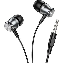Навушники Borofone Platinum металеві універсальні earphones with microphone BM75 білі - мініатюра 8
