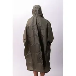 Захисний дощовик-пончо з капюшоном, хакі LUGI LU-029GR - мініатюра 4