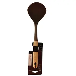 Ополоник силіконовий з дерев'яною ручкою Lessner Chef Choco 33см (10336)