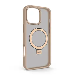 Чехол для Apple iPhone 16 Pro Max, Unit Stand, бежевый, MagSafe, противоударный защитный чехол-панель с подставкой, поддержкой магнитных держателей и беспроводной зарядки, защита всего корпуса, силикон + поликарбонат, ArmorStandart (ARM82257)