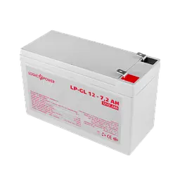 Акумулятор гелевий LP-GL 12V - 7.2 Ah Silver