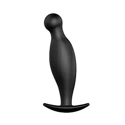 Анальна пробка Pretty Love Silicone Butt Plug Black Baile BI-040036N 88475 - мініатюра 2