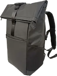 Рюкзак молодіжний проґумований Live in style 18L, чорний, роллтоп, Rolltop-Rucksack - мініатюра 2