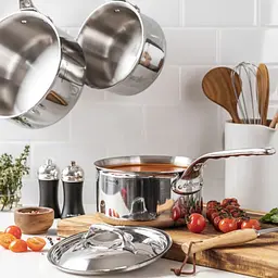 Сотейник з кришкою De Buyer Affinity, 18 см, 2,5 л (3746.18) - мініатюра 3