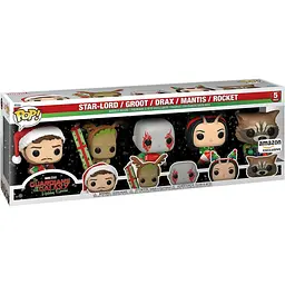Набір фігурок Funko Pop Фанко Поп Marvel Holiday: Guardians of The Galaxy 5 Pack Стражі Галлактики M HGG 5 - мініатюра 2