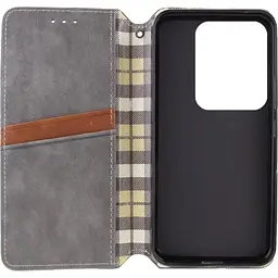 Чохол Rubic Leather Case для Redmi Note 13 4G Grey [122133] - мініатюра 3