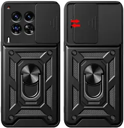 Панель BeCover Military для Tecno Camon 30 (CL6) Black (712170) - мініатюра 2