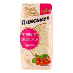 Рис Камоліно Хуторок Панський шліфований круглий 1 кг - мініатюра 2