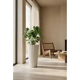 Вазон для квітів Serinova Lilium 16 л білий (40-LVT207204-200100) - мініатюра 5