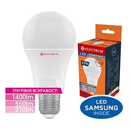 Лампочка Electrum A65 15W PA LS-33DS Elegant E27 4000K DIM 3 рівня (A-LS-1941) - мініатюра 2