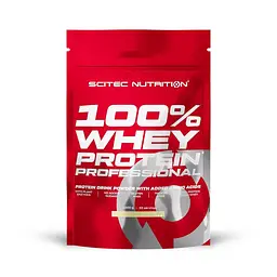 Протеїн Scitec Nutrition 100% Whey Protein Professional, 1 кг - Білий шоколад