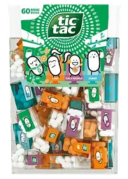 Драже Tic Tac Lilliput Mixed 60 міні-коробочок 228 г