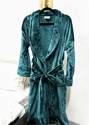 Халат Ecotton L-XL з мікрофібри ізумрудний well soft Atlantic (24468) - мініатюра 2