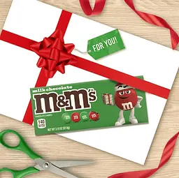 Драже M&M's Milk Chocolate Christmas Candy 87.9г - мініатюра 5