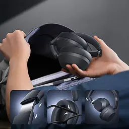 Накладні бездротові навушники Bass 35 Max (A00070800) Twilight Grey Baseus teh0030609 - мініатюра 7