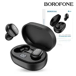 Бездротові навушники Borofone BW06 Manner TWS |BT5.1, 30/300mAh, 4h| black - мініатюра 5
