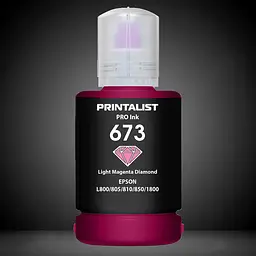 Чорнило PRINTALIST 673 для Epson L800 140г Light Magenta водорозчинне (PL673LM) - мініатюра 6